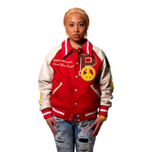 Load image into Gallery viewer, Red Varsity Jacket
