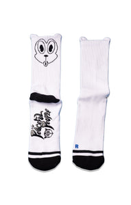 White Heiwa Yogo Socks